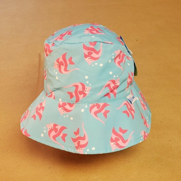 I Play Bucket Sun Hat 2T-4T Turquoise - Picture 1 of 9